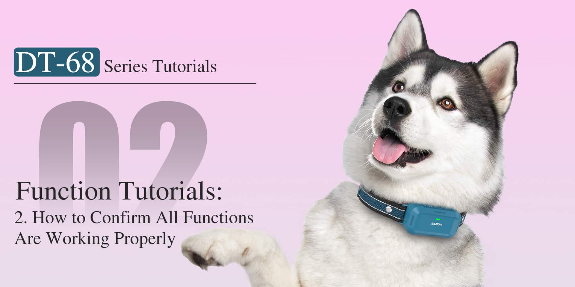 DT-68 How to Confirm All Functions Are Working Properly