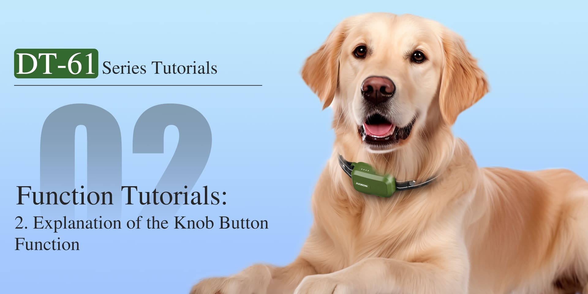 DT-61 Explanation of the Knob Button Function